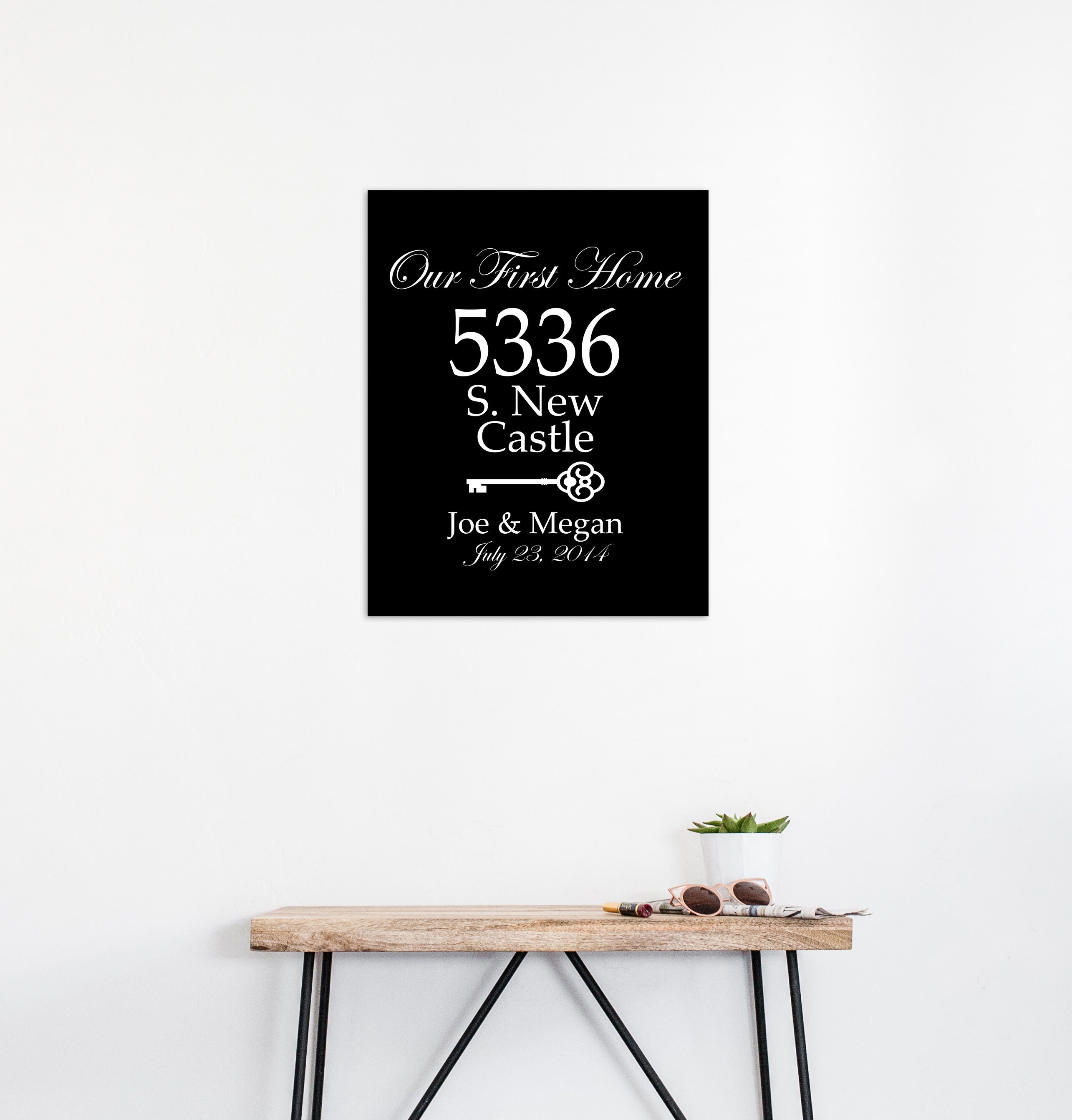 Our First Home Decor, Gift For Clients From Realtor, Time Buyer