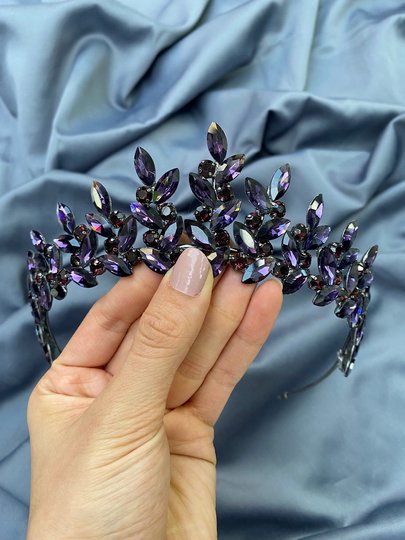 Wedding, Tiara, Crown Flowering Crown, Hair Accessory, Crown, Queen's Princess Wreaths & Tiaras, Crystal Tiara