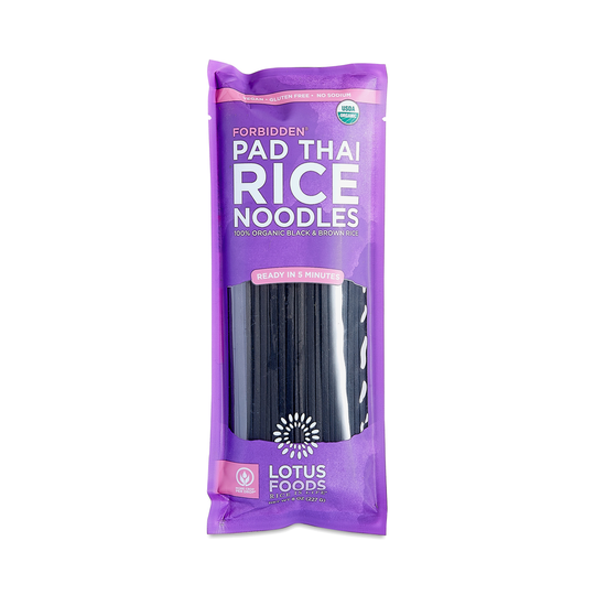2-Pack Lotus Foods Organic Forbidden Pad Thai Rice Noodles 8 oz bag