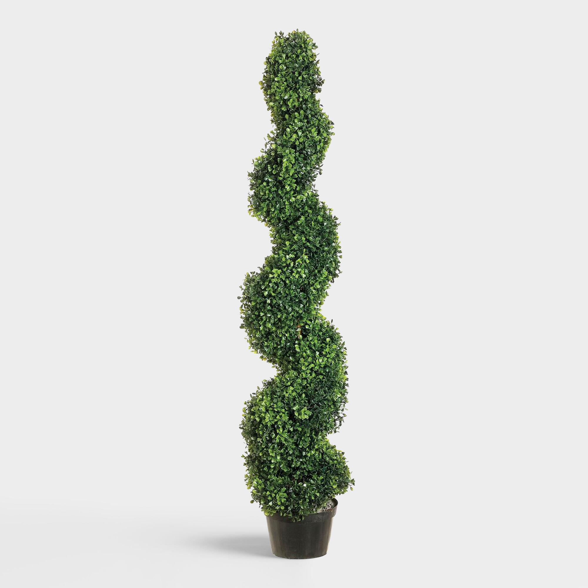 Faux Boxwood Spiral Topiary by World Market