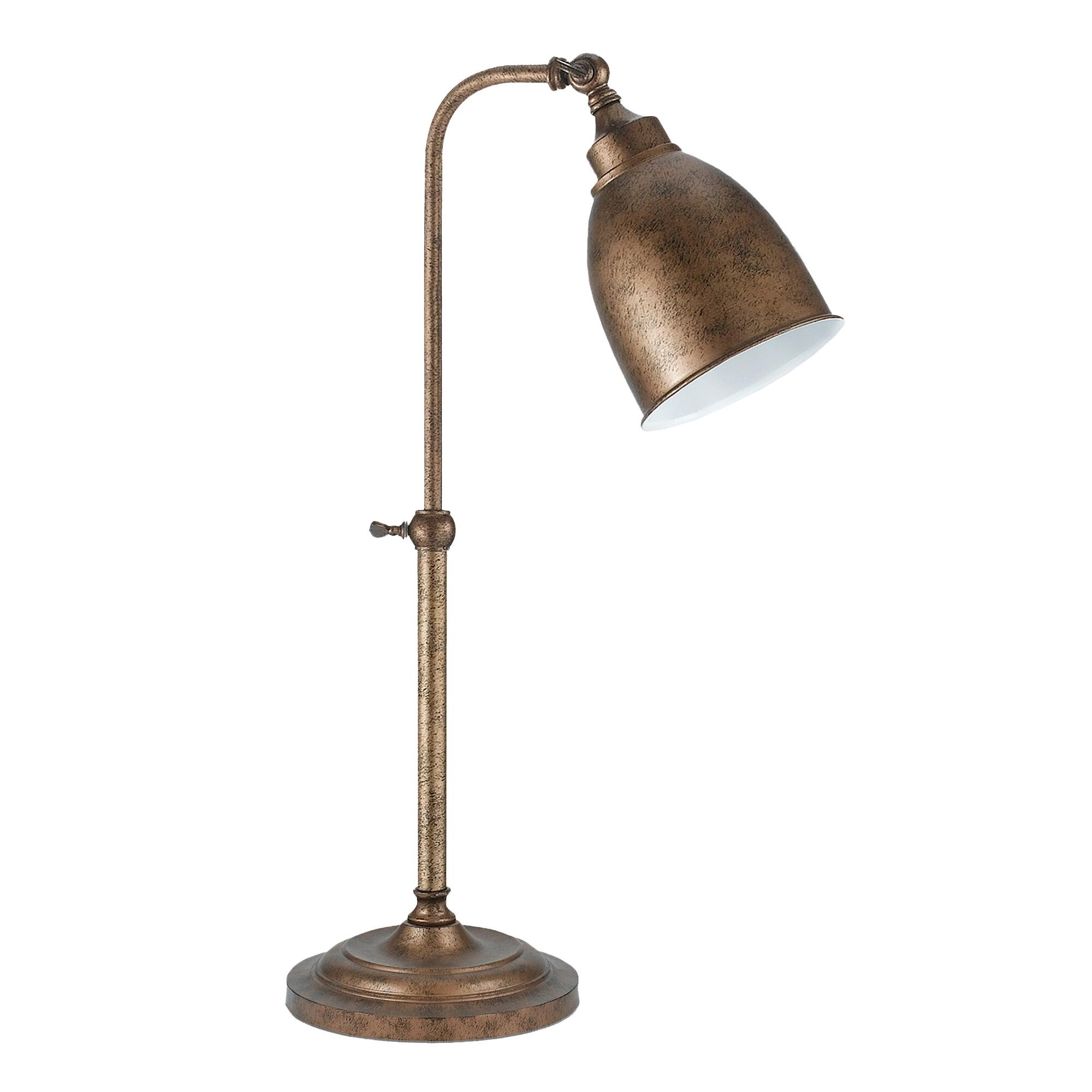 Rust Metal Adjustable Pharmacy Table Lamp by World Market