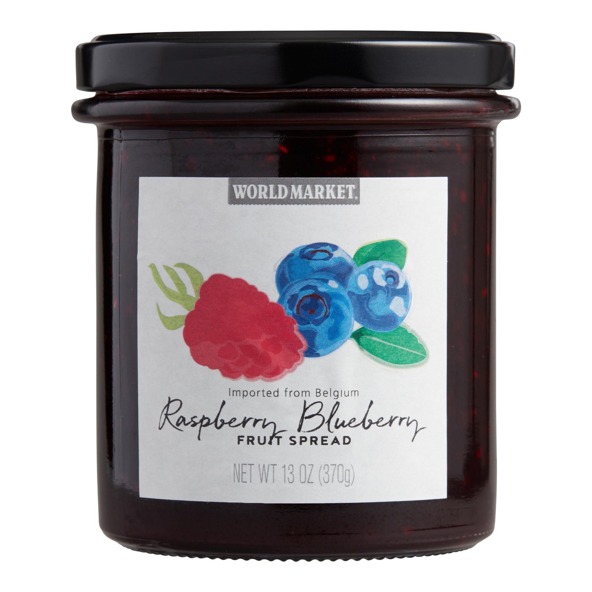 World Market Raspberry & Blueberry Fruit Spread Set of 2 by World Market