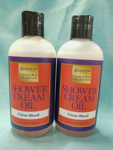 2 ~ SHOWER CREAM OIL Moisturizing Body Wash Bath Soap CITRUS BLEND 8oz NEW!!!!!!