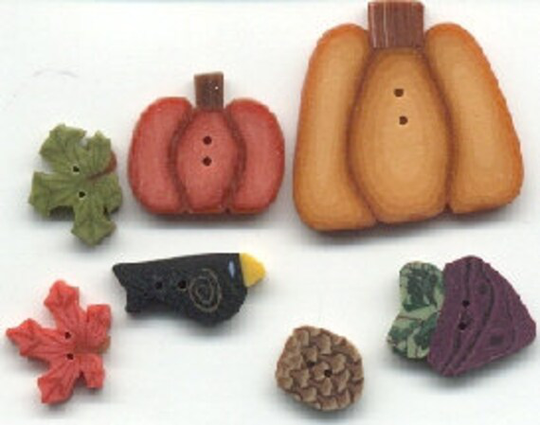 B334 Happy Harvest Button Kit