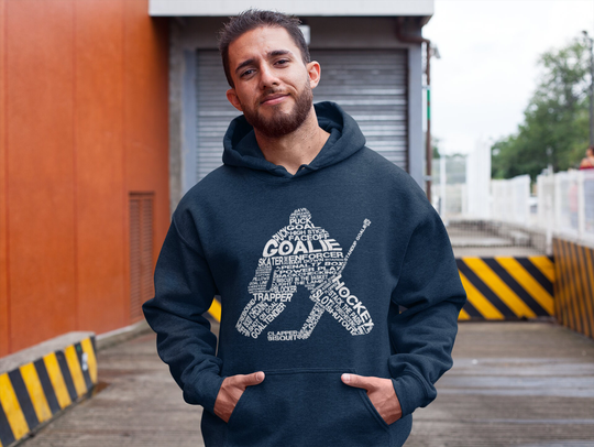 Ice Hockey Unisex Heavy Blend Hooded Sweatshirt - Hoodie Player Goalie