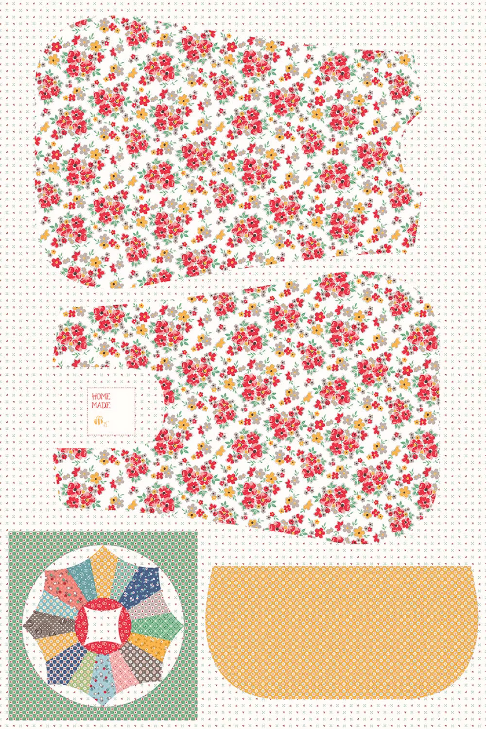 Cook Book Apron Panel
