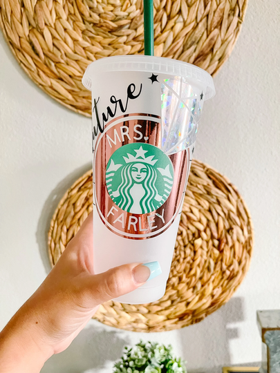 Future Bride Diamond Ring Starbucks Cup| Gift For Bride| A Friend | Wedding Gift| Bachelorette Engagement