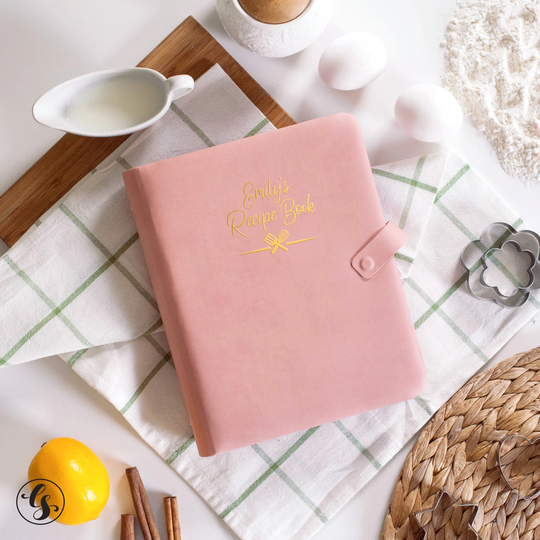 Bridal Shower Gift For Bride Recipe Book Binder Girlfriend Blank Journal Birthday Wife Mom Sister