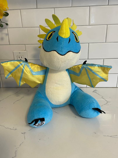 14" Build A Bear Stormfly How To Train Your Dragon Blue Retired Babw Storm Fly