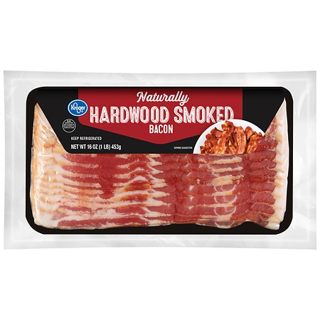 Kroger Naturally Hardwood Smoked Bacon - 16.0 oz