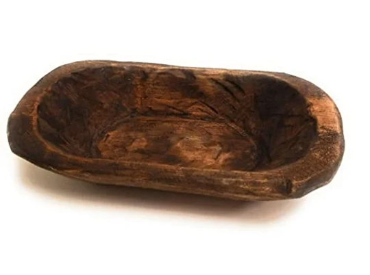 Small Dough Bowl For Candle Making. Sealed On The Inside & Out, Ready To Pour