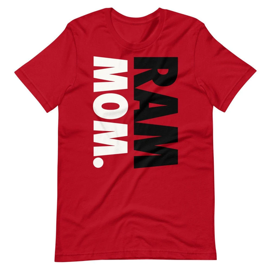 Wssu - Ram. Mom Or Dad Unisex Tee | Red