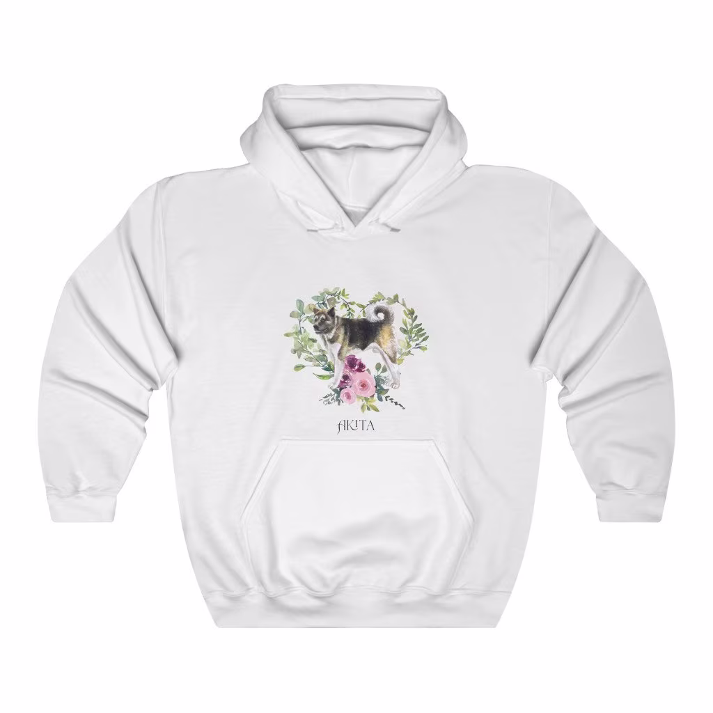 Akita Women's Unisex Heavy Blend Hoodie Sweatshirt
