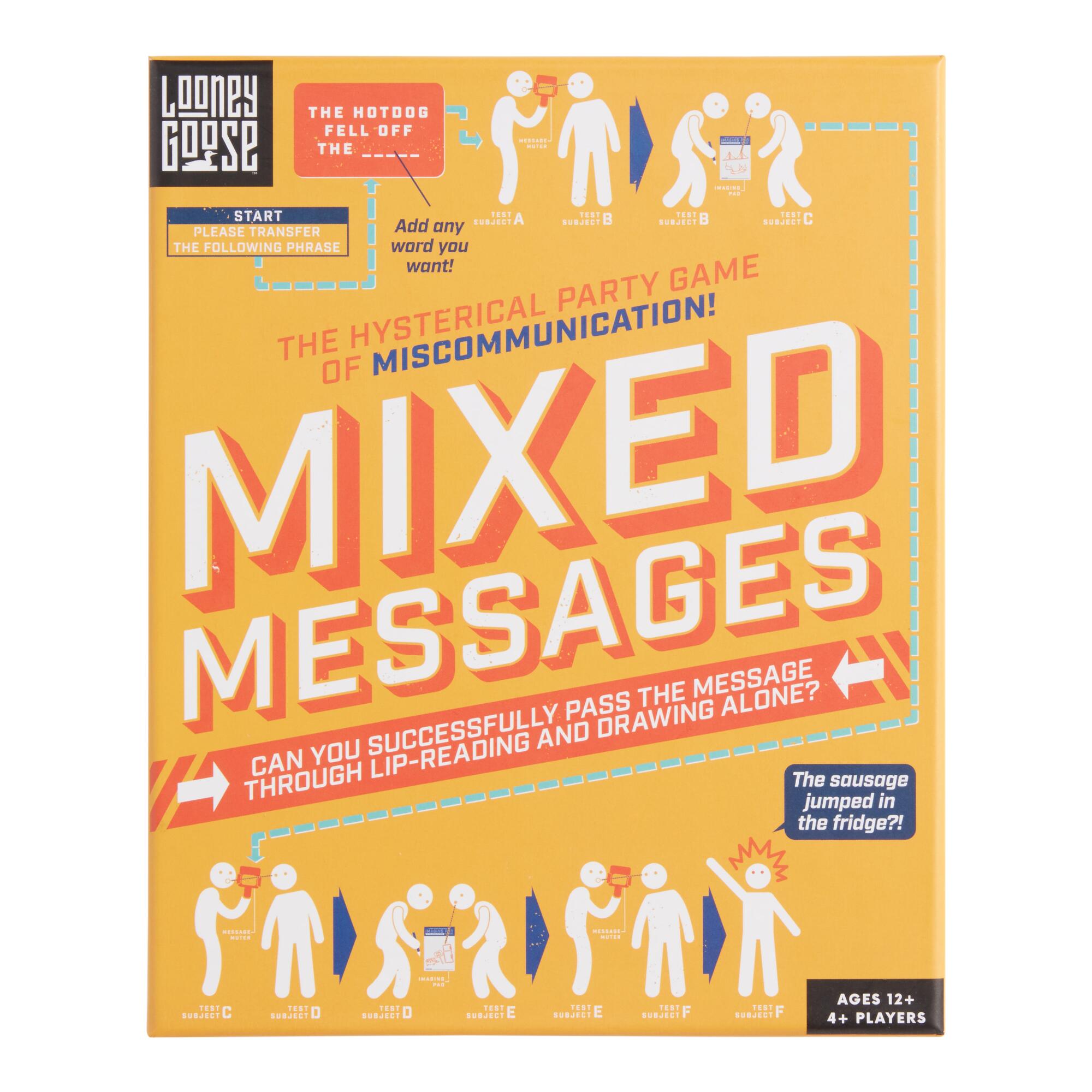 Professor Puzzle Mixed Messages Game: Yellow - Paper by World Market