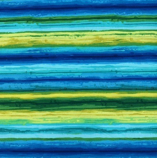 Gorgeous Blended Stripe Fabric From Timeless Treasures. Deep-C6049 Multi