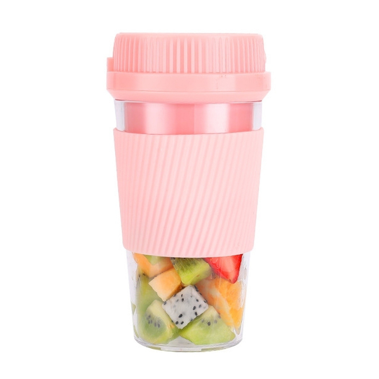 Portable USB Mini 250ml Electric Household Juicer Mixer Blender Squeezer - pink, 1