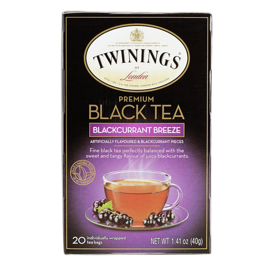 Twinings Blackcurrant Breeze Black Tea Set of 6 by World Market