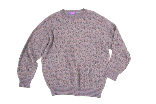 Vintage Missoni Alpaca Wool Blend Round Neck Sweater, Xl