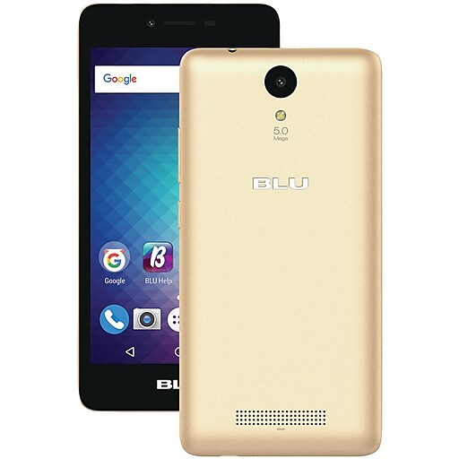 BLU Products S010QGLD STUDIO G2 Smartphone (Gold)