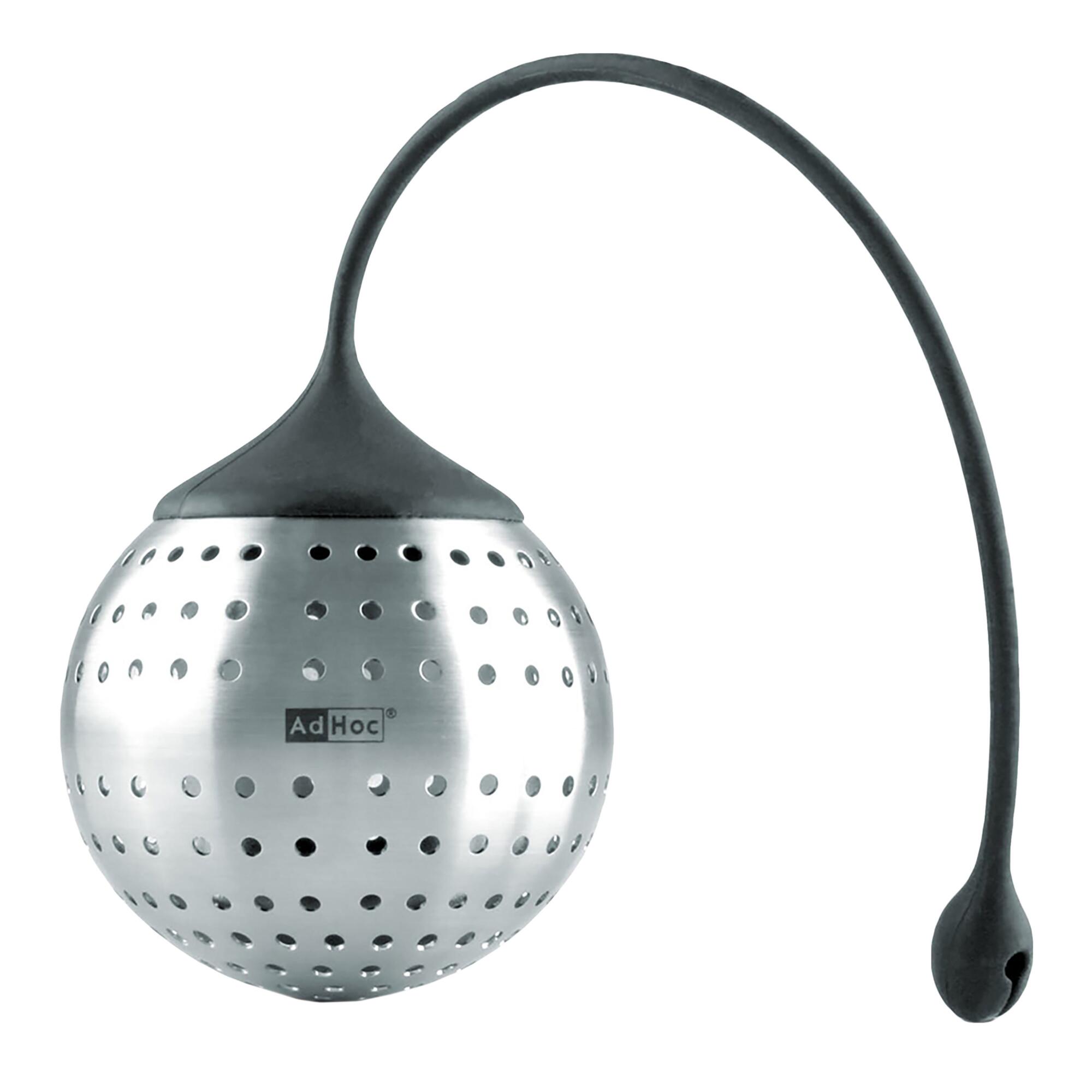 AdHoc Spice Bomb Stainless Steel Spice Infuser: Black - Silicone by World Market