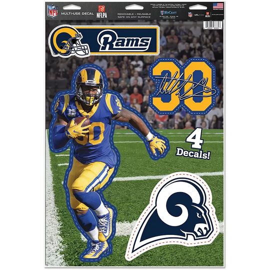 Los Angeles Rams WinCraft Multi-Use 11'' x 17'' Team Decal Sheet, Multicolor