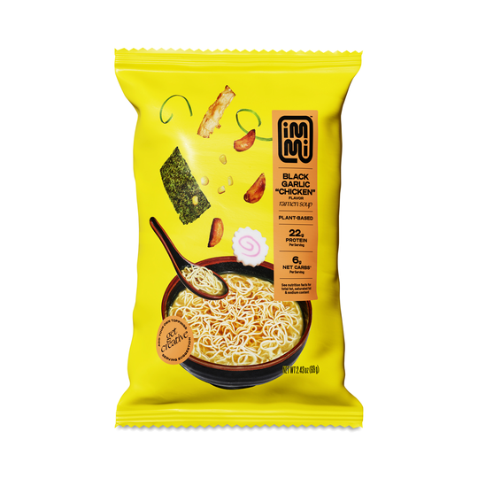 immi Black Garlic "Chicken" Ramen 2.43 oz bag