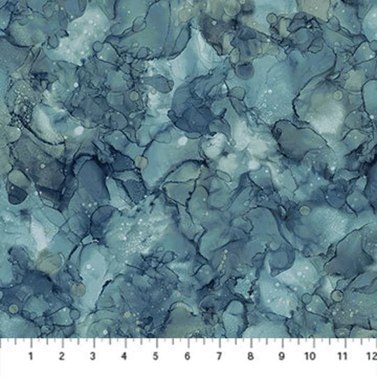 Northcott Stonehenge Soar Bliss Moody Blues Essential Basics, Blender Fabric By The Yard & Fat Quarter