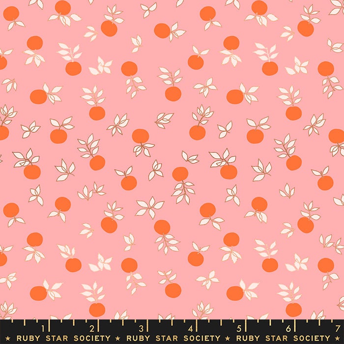 Preorder Only - Stay Gold -Blossom Blend Flower Botanical Metallic Merry Rs0024 14M Ruby Star Society Melody Miller Moda Fabrics