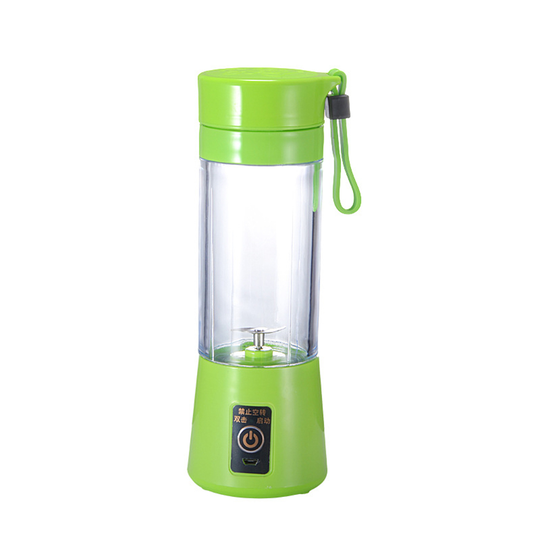 400ml Portable USB Electric Fruit Juicer Smoothie Maker Blender Squeezer Bottle - green