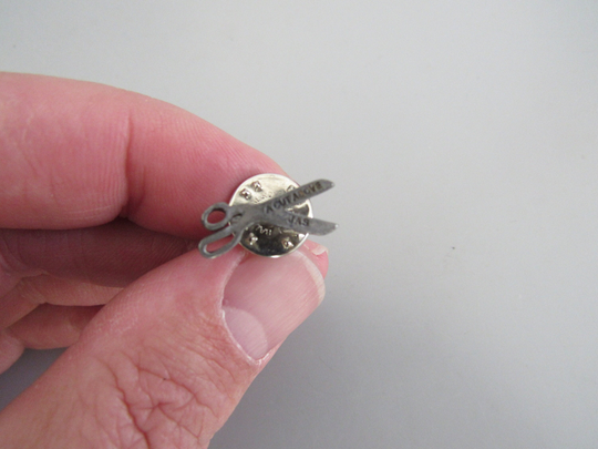 Vintage Scissors Pin A Cut Above Jas Free Shipping