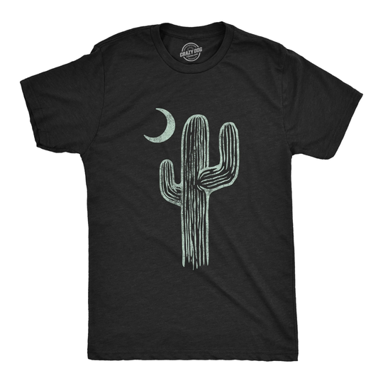 Cactus Moon, Night Desert, Desert Scene, Mountain Shirt, Camping Gear, Hiking Gift, Mens T Unisex T-Shirt, Nature