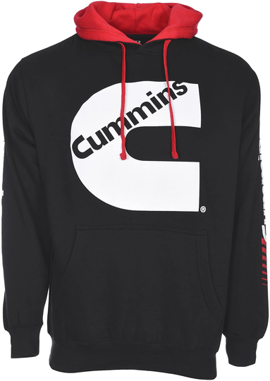 Jh Design Group Men's Cummins Logo Pullover Hoodie Sweatshirt