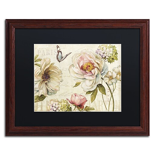 Trademark Fine Art Lisa Audit 'Marche de Fleurs IV' 16 x 20 Framed Art Print (886511707603)