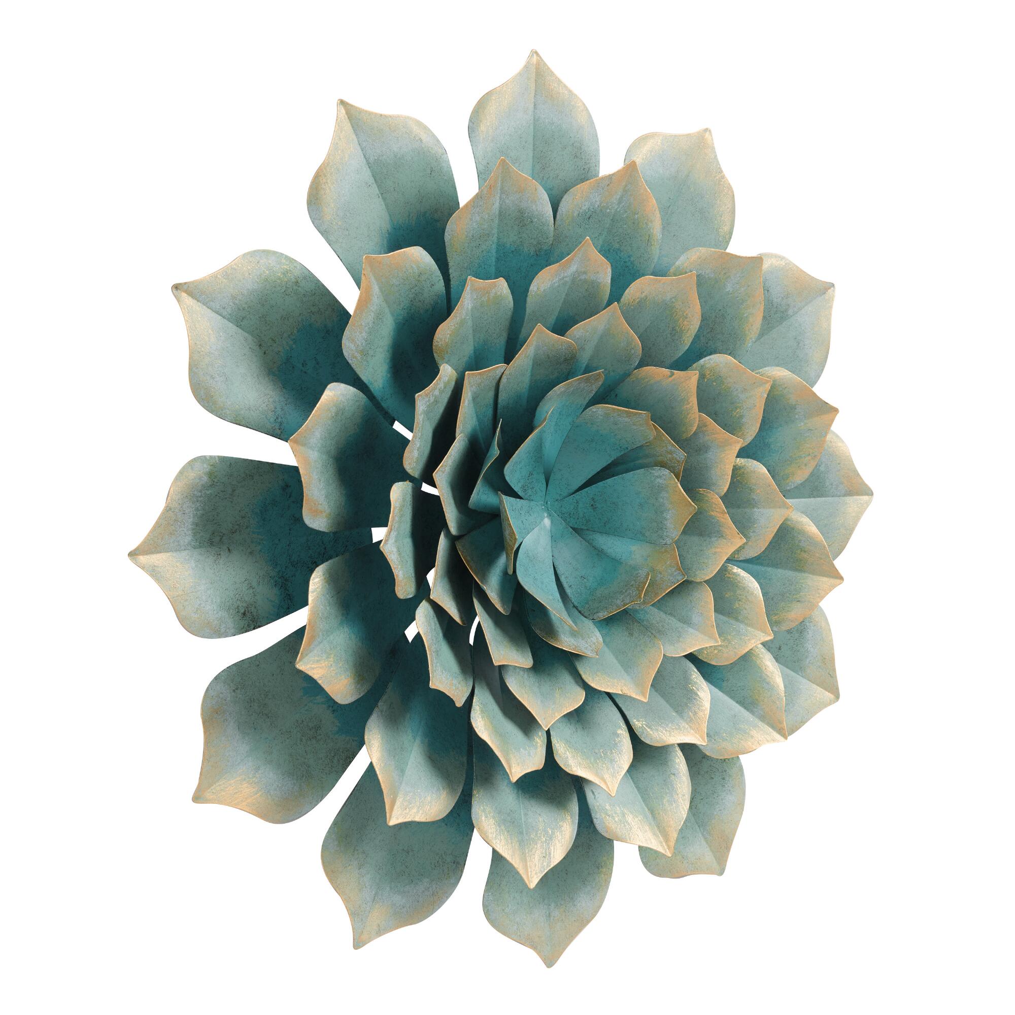 Metal Succulent Plant Wall Decor: Green by World Market