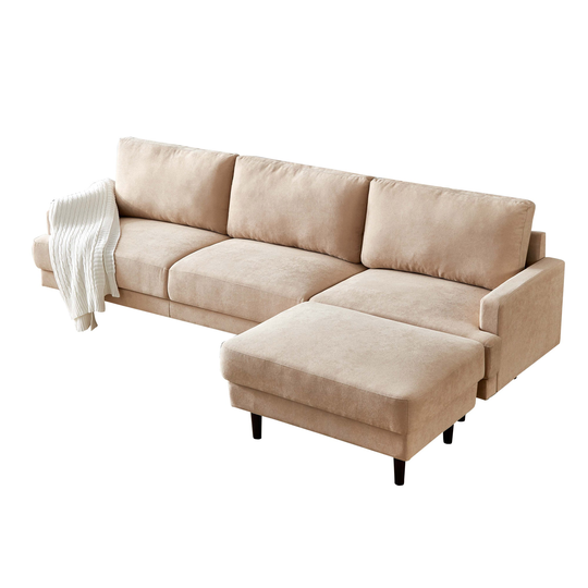 GZMR Modern Beige Polyester/Blend Sofa | GZ-W247S00142