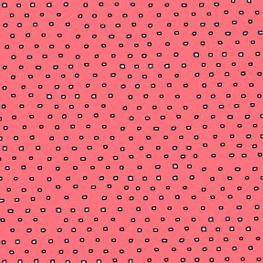Dark Salmon Square Dots Blender From Pixie Collection Quilting Treasure Fabric - 100% Quilt Shop Cotton