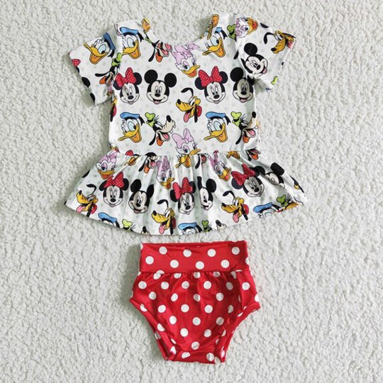 Mickey Bummie Boutique Outfit Set
