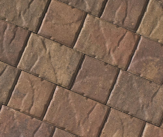 CastleLite Carriage Stone 9-in L x 6-in W x 2-in H Sonoma Blend Concrete Paver in Orange | Q070.111.69.E3