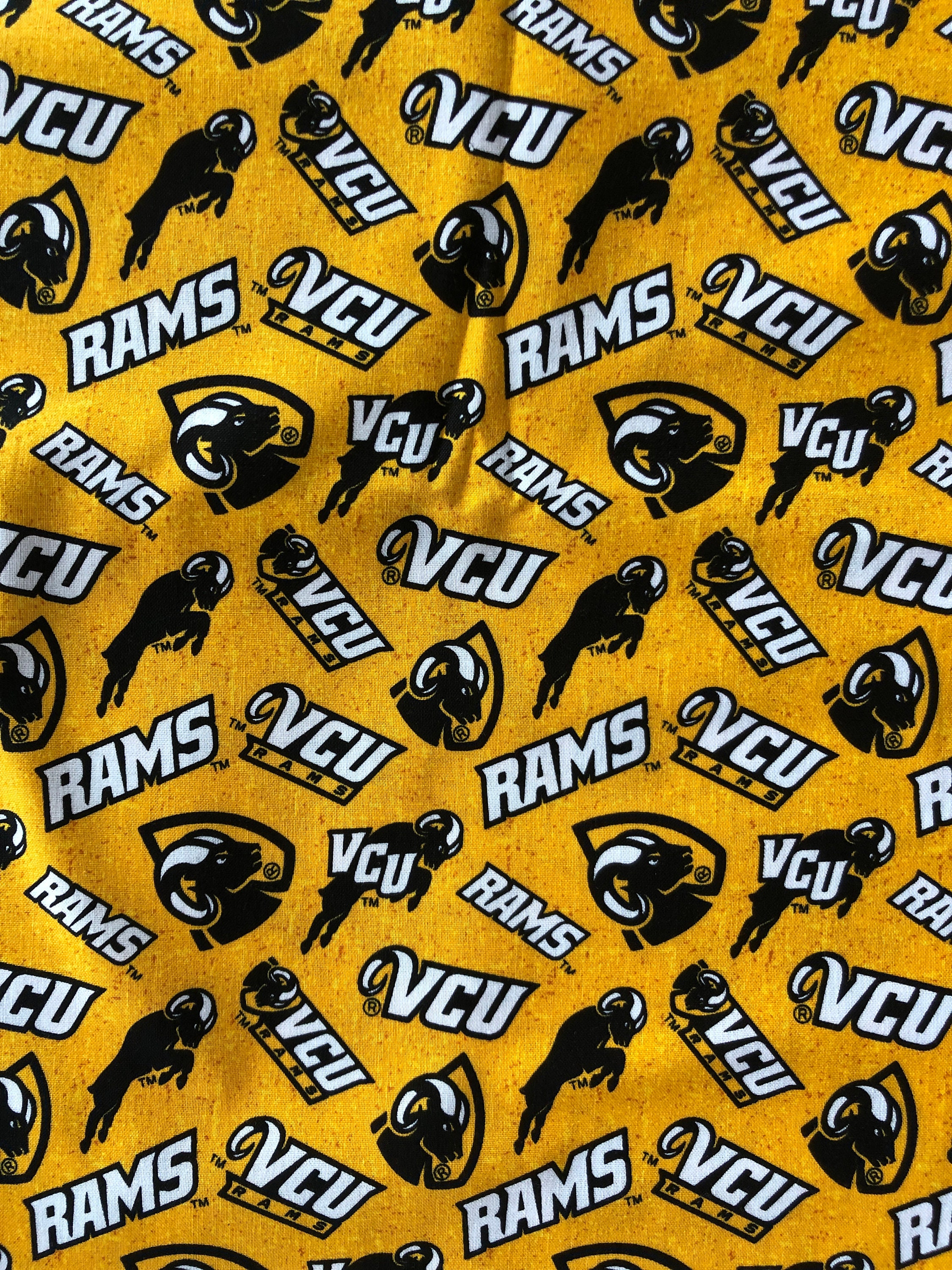 Vcu Rams Mask Handmade Washable Cotton Adult & Child Sizes Available
