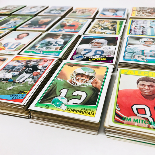 Vintage 1980S Topps Nfl Football Cards, Choose Your Team, Rams, Bengals, Seahawks, Raiders, Patriots, More, Sports Gifts For Men