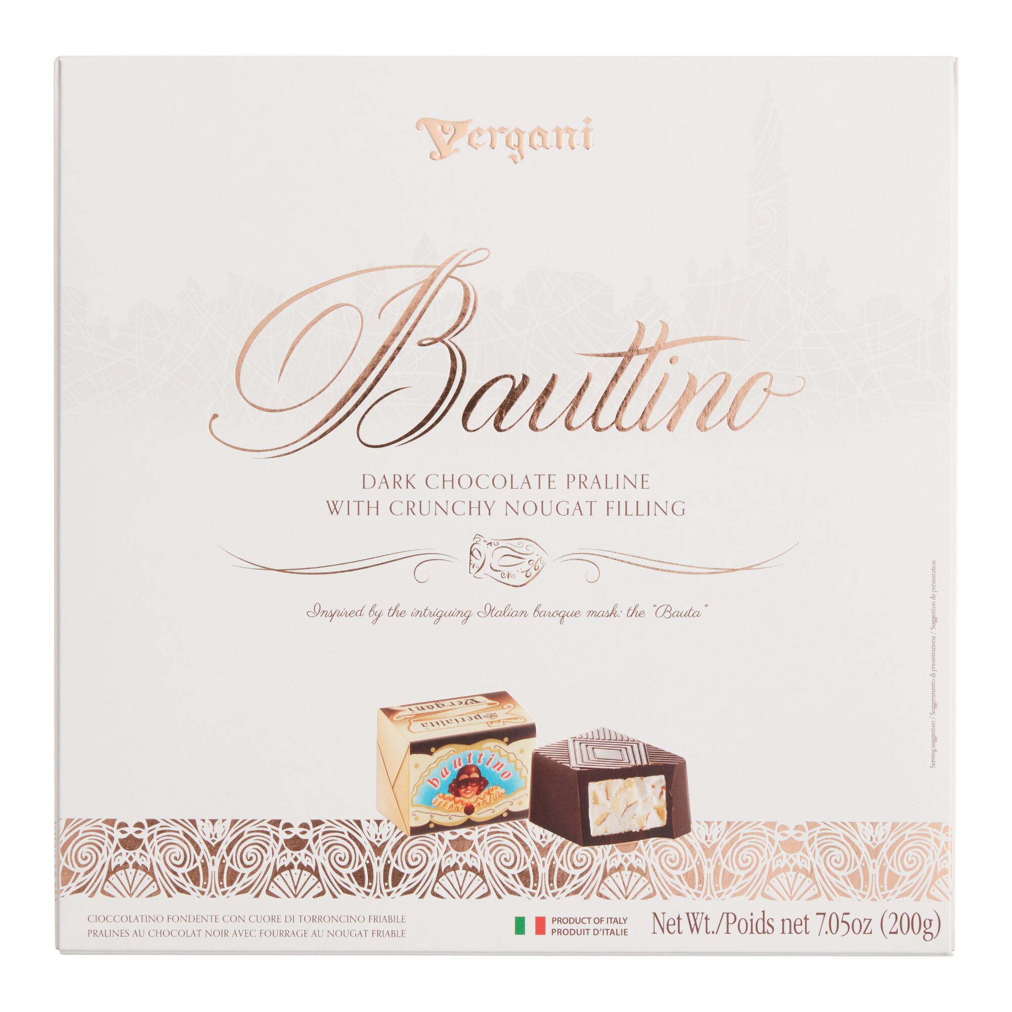 Vergani Bauttino Dark Chocolate Almond Nougat by World Market