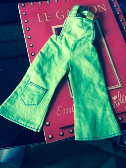 Vintage Antiquee Steiff German Fashion Doll Clothes Dungarees 1950S/60S