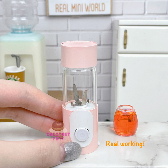 Miniature Real Working Blender Pastel Pink Real Cooking At Tiny Kitchen