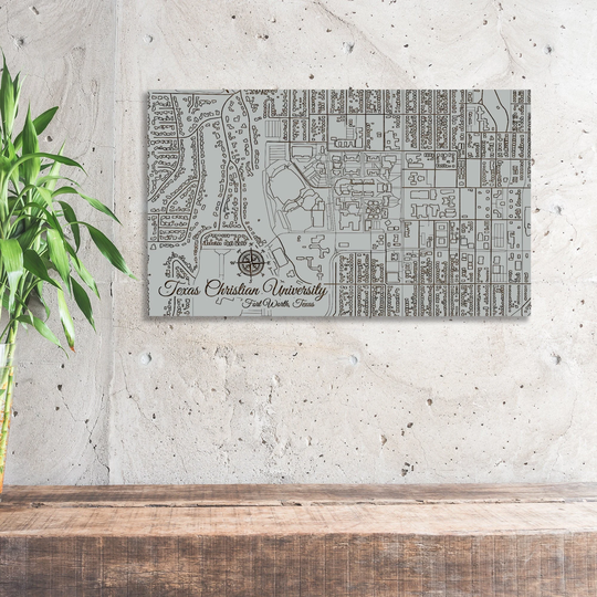 Texas Christian University Campus Map