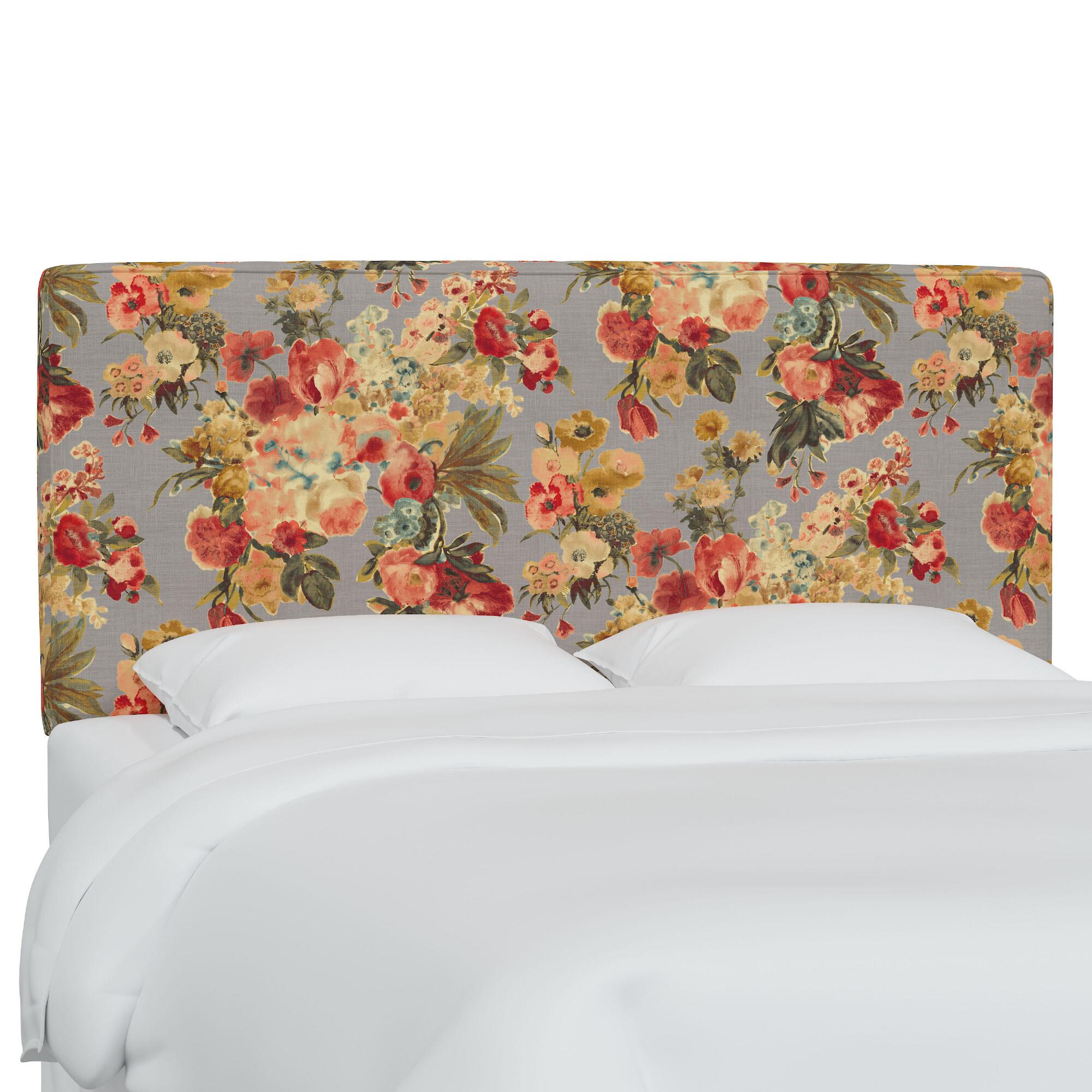 Garden Odyssey Fog Loran Upholstered Headboard: Multi - Full Headboard by World Market