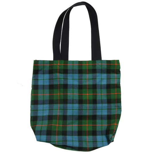 Tartan Tote Bag - Homespun Wool Blend Made in The Us