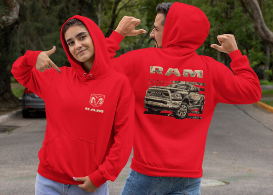 Ram Country Life Unisex Pullover Hoodie - Cars