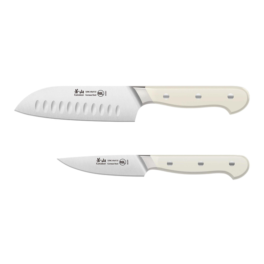 Cangshan 2 Piece Asian Knife Set: Silver - Stainless Steel by World Market