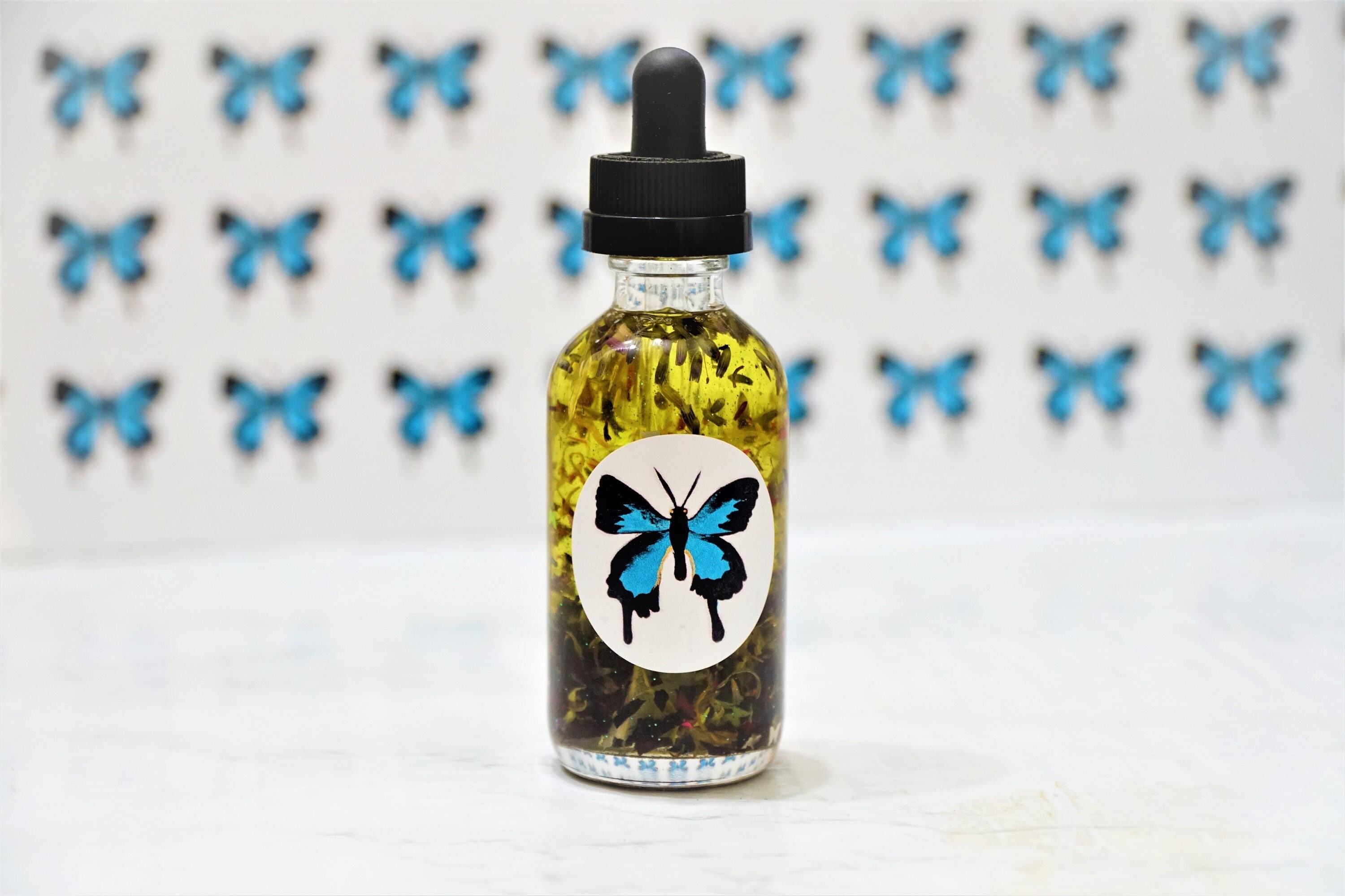 Butterfly Free Spirit Oil - Special Blend For Transformation, Release Heaviness, Renewal, Playfulness, Freedom, Confidence & Magical Energy