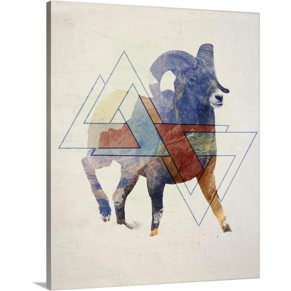 GreatBigCanvas Frameless 30-in H x 24-in W Abstract Canvas Painting | 2395416-24-24X30